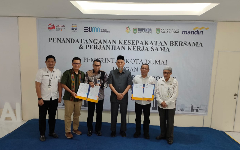 Pemko Dumai Jalin Kerjasama, Bayar Pajak Bisa Lewat Bank Mandiri