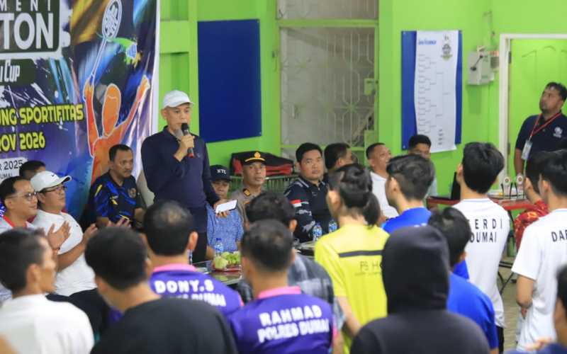 PWI Dumai Open Tournament Wali Kota Cup 2025, 16 Klub Bulutangkis Ikut Berlaga