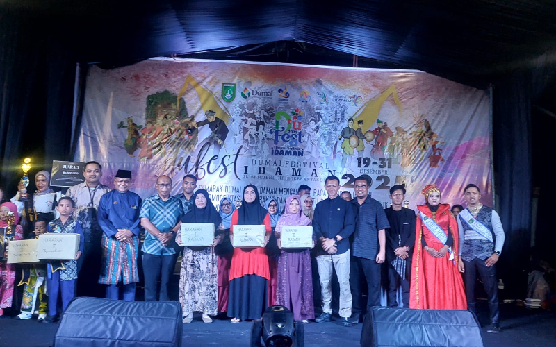 Sinergi TNI dan Pemda, Kodim Dumai Hadiri Penutupan Festival Idaman 2025