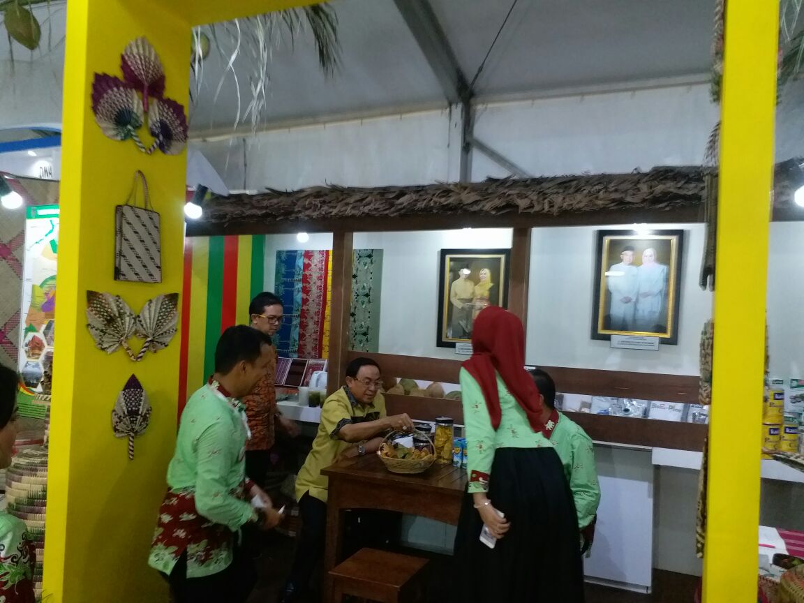 Hadiri Nusantara Expo 2017, Bupati Inhil Kagumi Keberagaman Budaya Melalui 'Buah Tangan' Masyarakat se - Nusantara