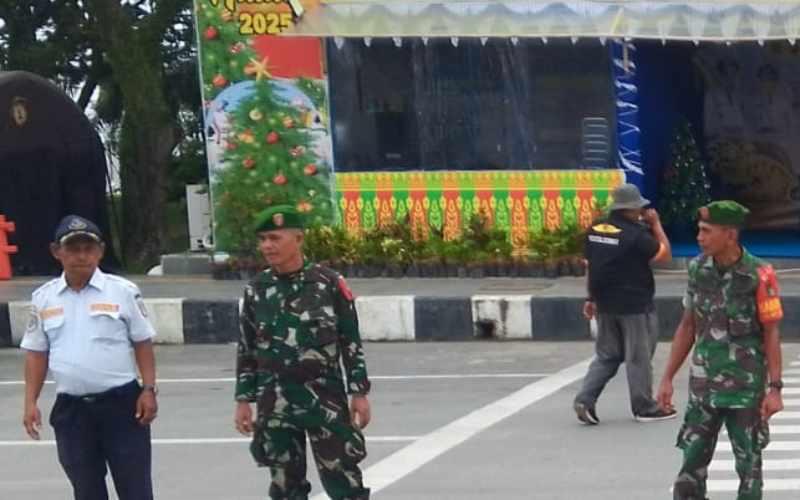 Jelang Natal dan Tahun Baru 2026, Pos Terpadu Ramayana Dumai Dijaga Ketat