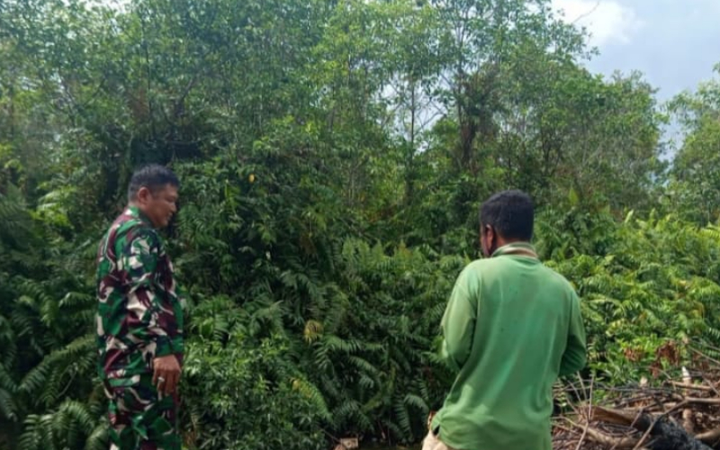 Babinsa Koramil 01 Dumai Tingkatkan Kesadaran Lingkungan Lewat Patroli dan Sosialisasi