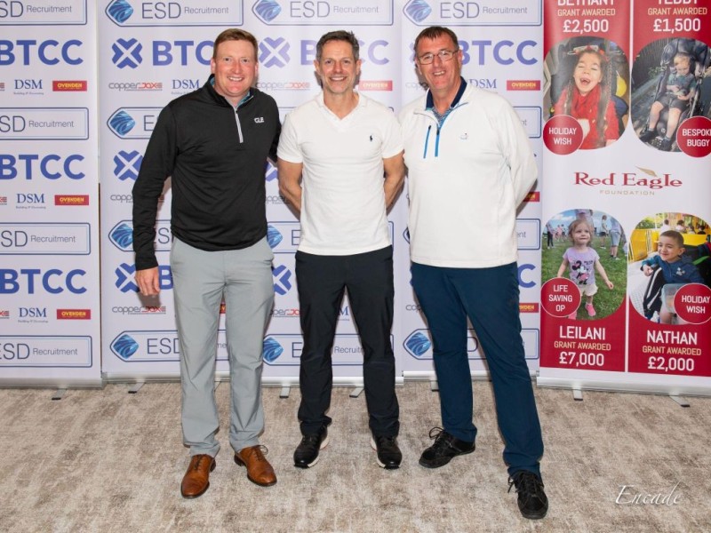 BTCC Exchange and Red Eagle Foundation Raise £30,000 for Disadvantaged Children at Kent Construction Golf Cup Featuring Premier League Legend Matt Le Tissier