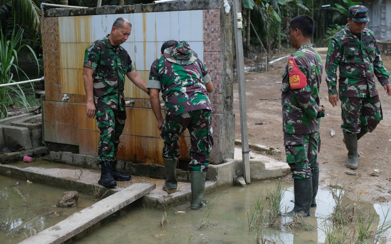 Danrem 031/WB Kunjungi Kegiatan TMMD