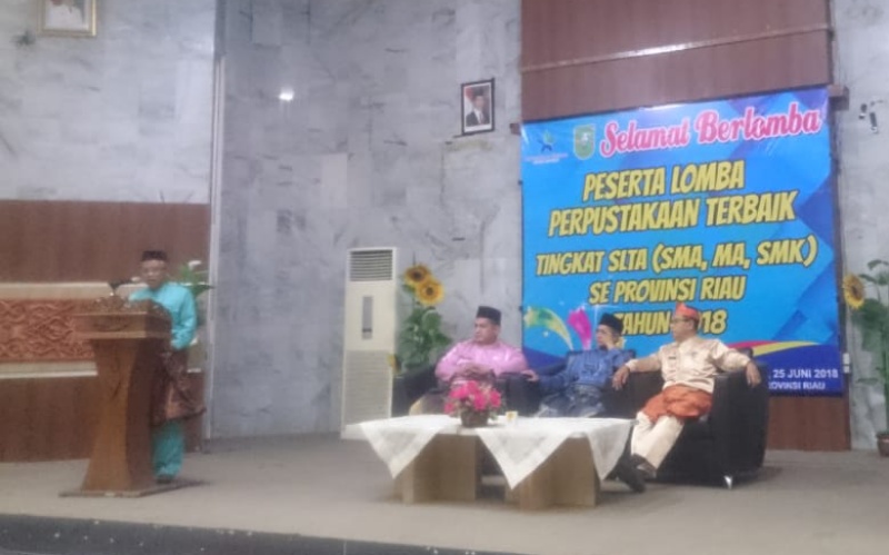 Dispersip Dumai Ikuti Lomba Perpustakaan Sekolah Tingkat SLTA Terbaik se-Provinsi Riau