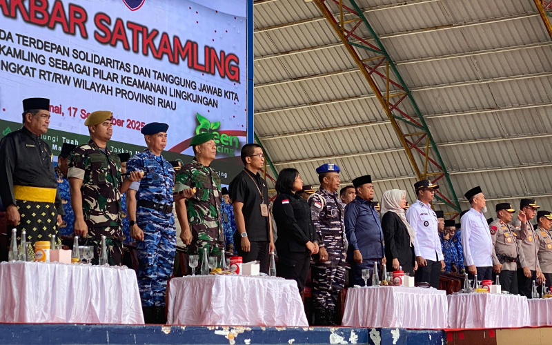 Apel Satkamling di Dumai: TNI-Polri dan Pemda Bersatu Wujudkan Kota Aman dan Tentram