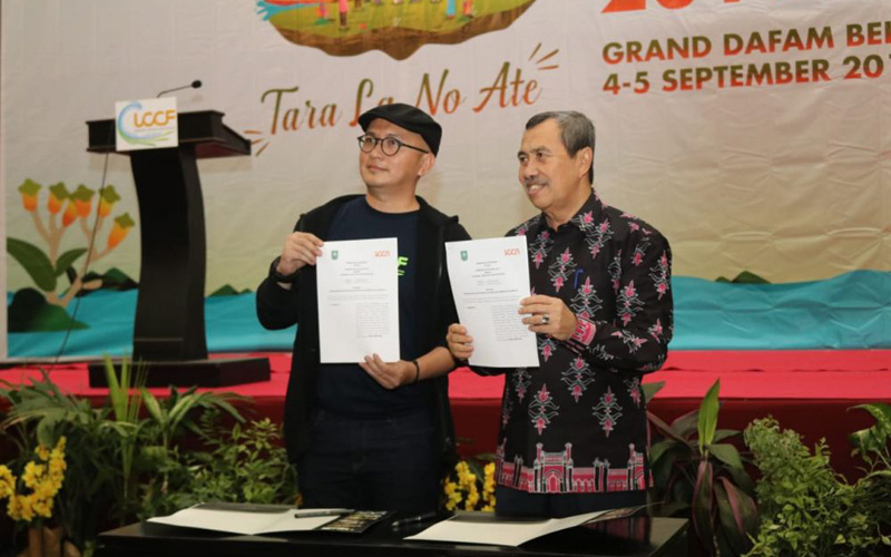 Gubernur Riau Teken MoU dengan ICCN di ICCF 2019