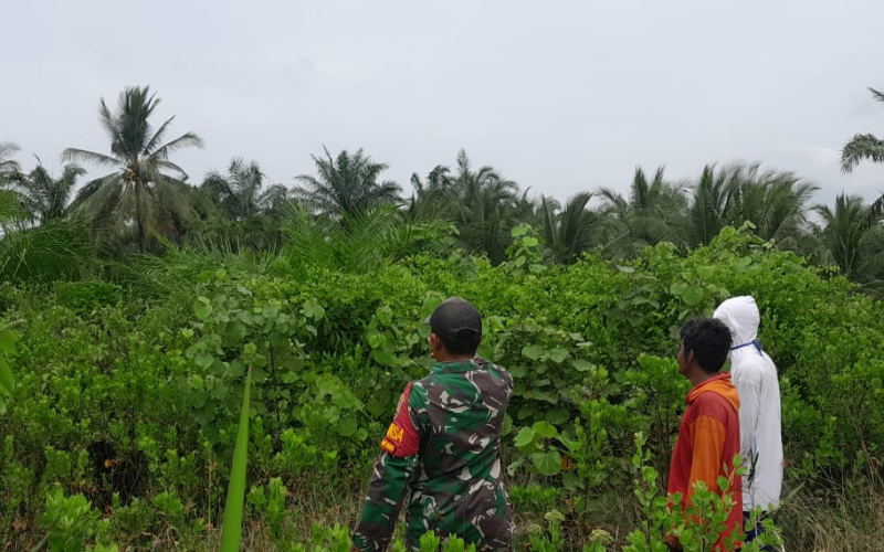 Babinsa dari Koramil 03 Pastikan Wilayah Tetap Aman dari Potensi Kebakaran