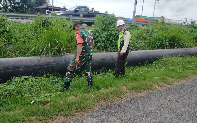 Penguatan Binter oleh Babinsa Koramil 02 Bukit Kapur