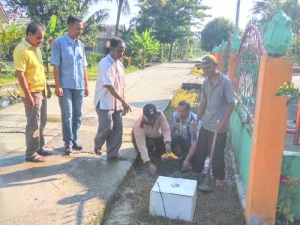Gotong Royong Bersama Masyarakat, Perusahaan di Bangsal Aceh Dumai Tanam Pohon