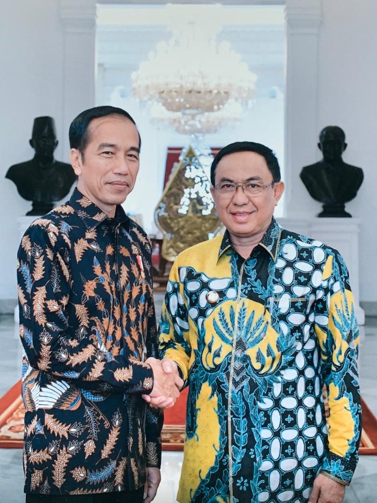 Bupati Inhil Bertemu Presiden Jokowi