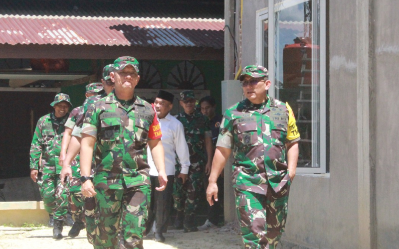 Tim Wasev TNI AD Tinjau Progres TMMD di Wilayah Kodim 0320 Dumai