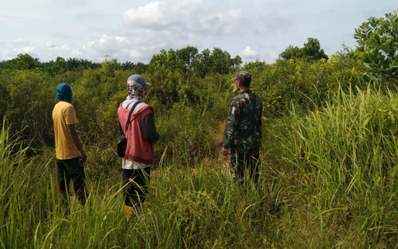 Peduli Karhutla, Babinsa Koramil 03 Rutin Patroli
