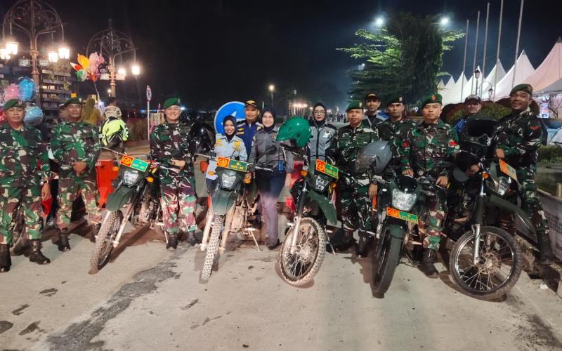 Sinergi TNI–Polri, Kodim Dumai Amankan Perayaan Natal 2025 dan Tahun Baru 2026