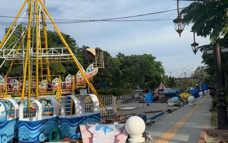 Penutupan Jalan HR Subrantas Dumai Dinilai Membahayakan Pengguna Jalan