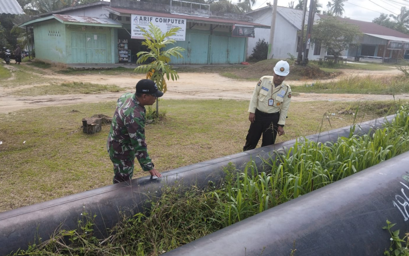 Koramil 02 Jaga Aset Vital, Kolaborasi dengan SKK Migas Sub Sektor Kodim Dumai