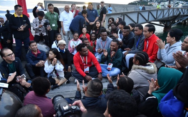 Bincang Santai Jokowi Dengan Pelajar dan Mahasiswa Indonesia di Wellington
