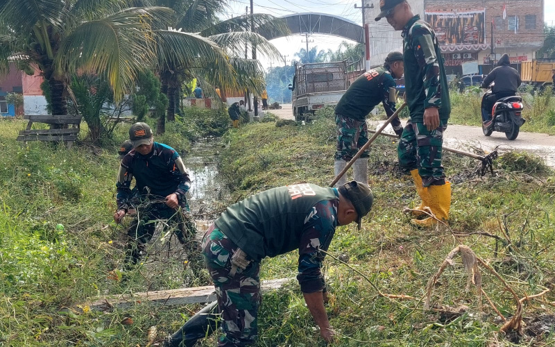 Kodim 0320 Dumai Gotong Royong di Lampung Pancasila
