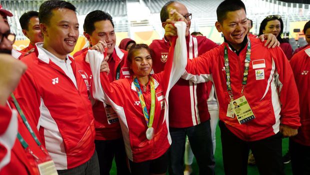 Selamat...! Sri Wahyuni Peraih Medali Pertama Indonesia Dapat Bonus Rp2 Miliar